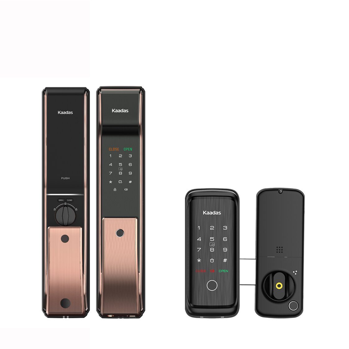 Kaadas K9 - 5W Copper + R8GD Lock Black Bundle