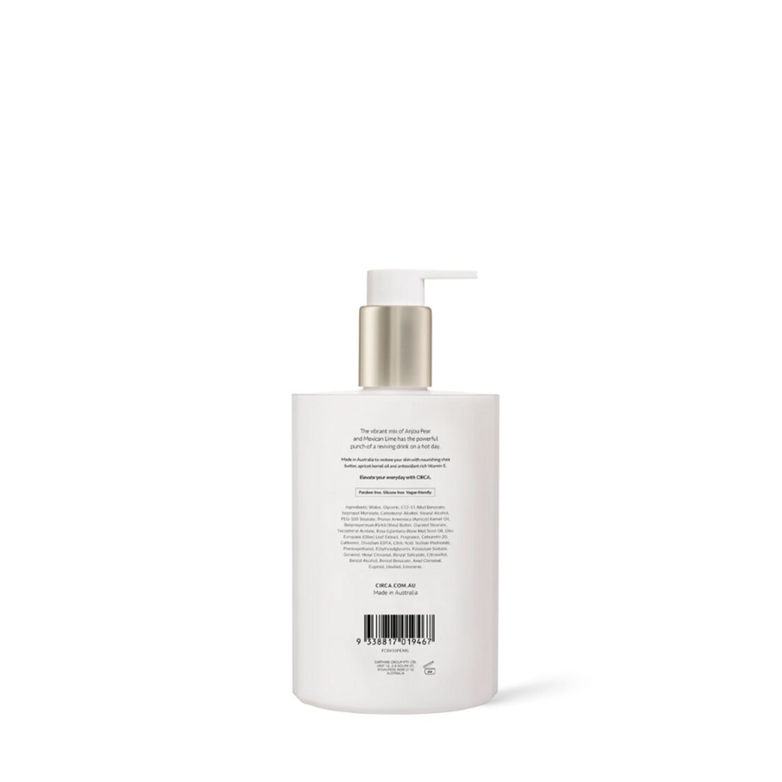 Circa Hand Lotion 450ml - Pear & Lime