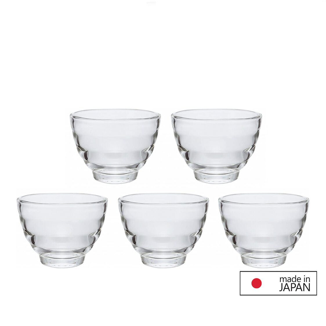 HARIO 750ml Cold Brew Filter in Bottle With 5PC Glass Cup Set - Red (FIB-75R & HU-3012)