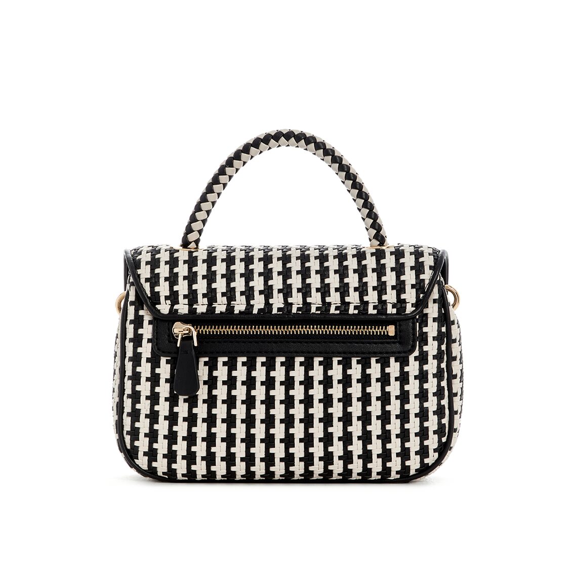 MIREMA TOP HANDLE FLAP,BLACK MULTI