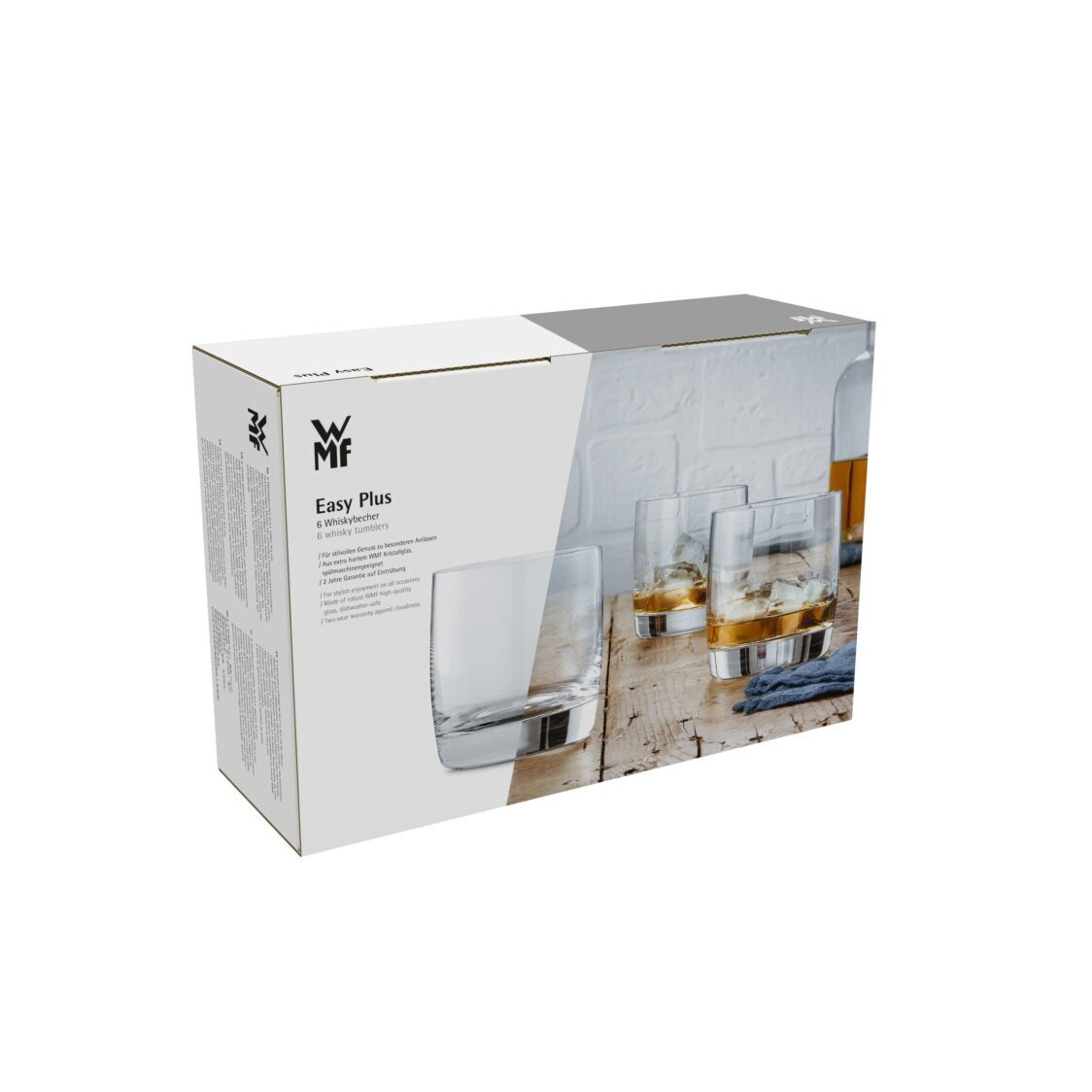 WMF EasyPlus Whiskey Glass, 6 pieces (09-0736-9990)