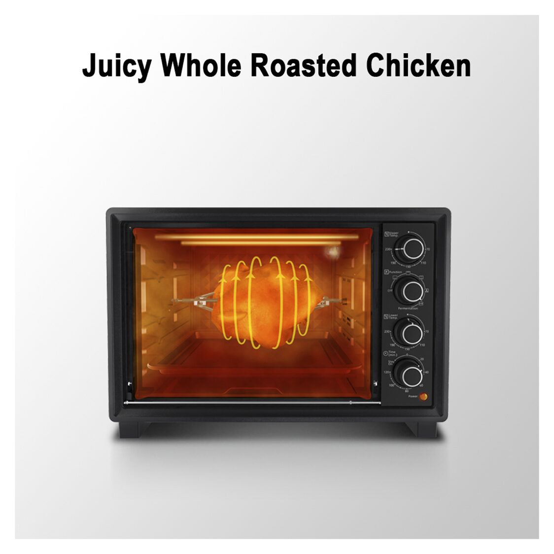 Panasonic Electric Oven With Rotisserie Fork & Convection 38L (NB-HB3801K)