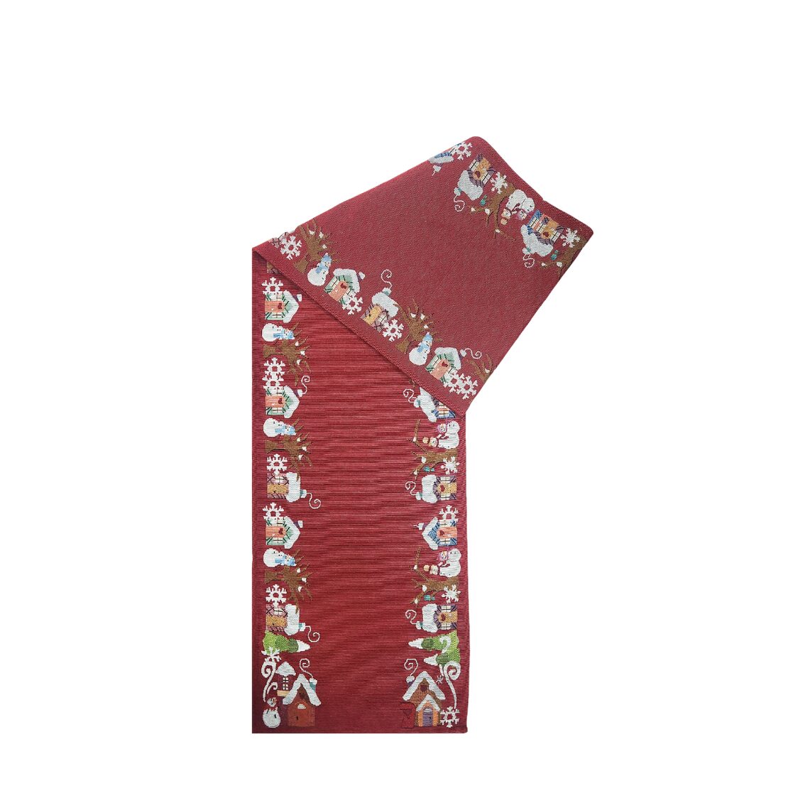 J. Rapee Snowman Tablerunner Red
