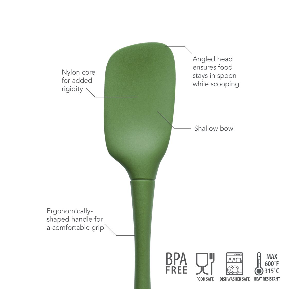 Tovolo Flex-Core All Silicone Spoonula