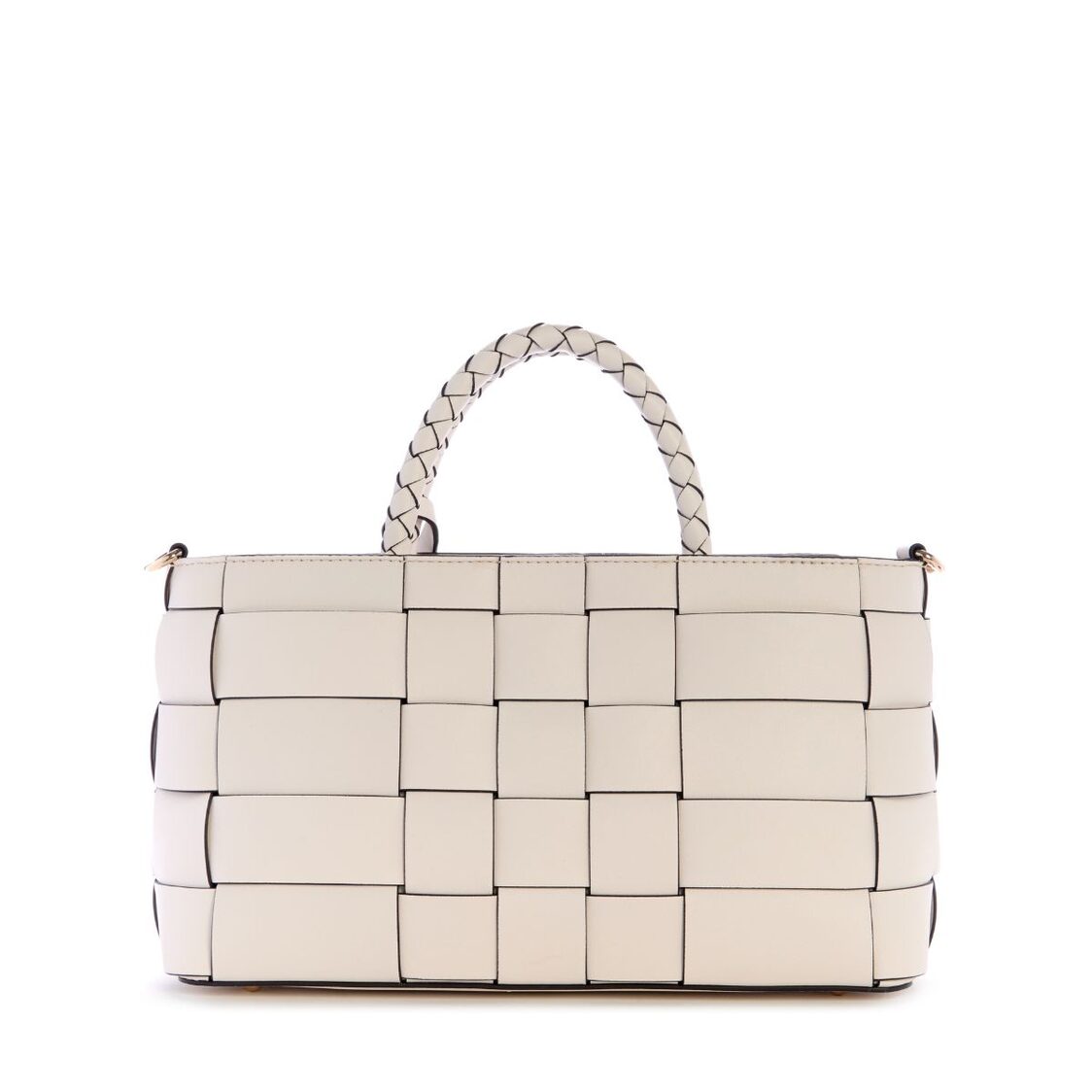 Guess Maylee Girlfriend Satchel - Off White