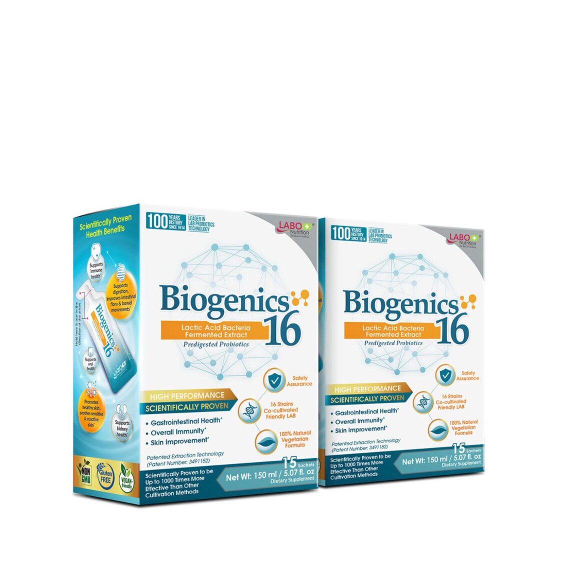 LABO Nutrition Biogenics16 15 Sachets Twin Packs