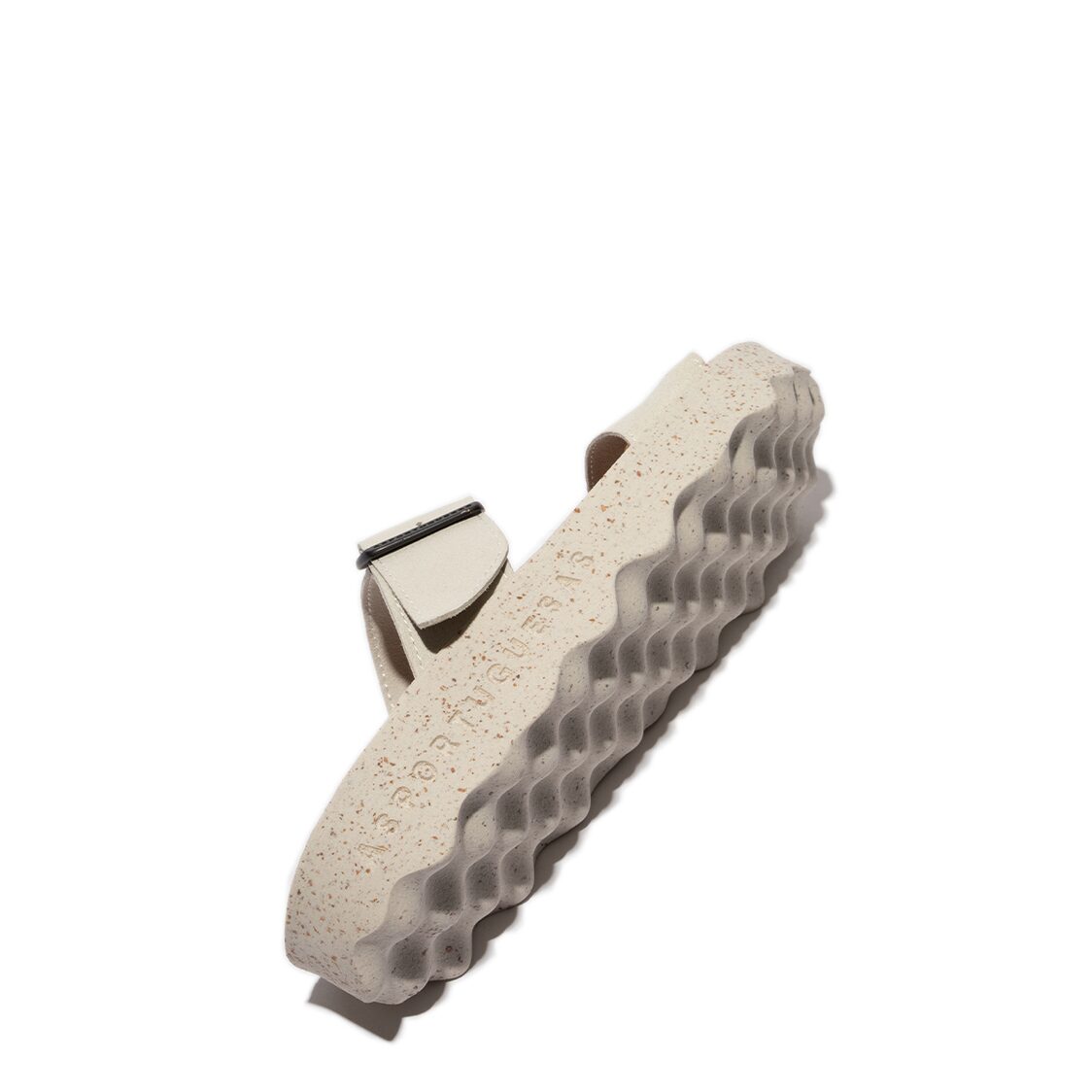 Asportugesas Coly 2Strap Eco Leather Sandal Off White