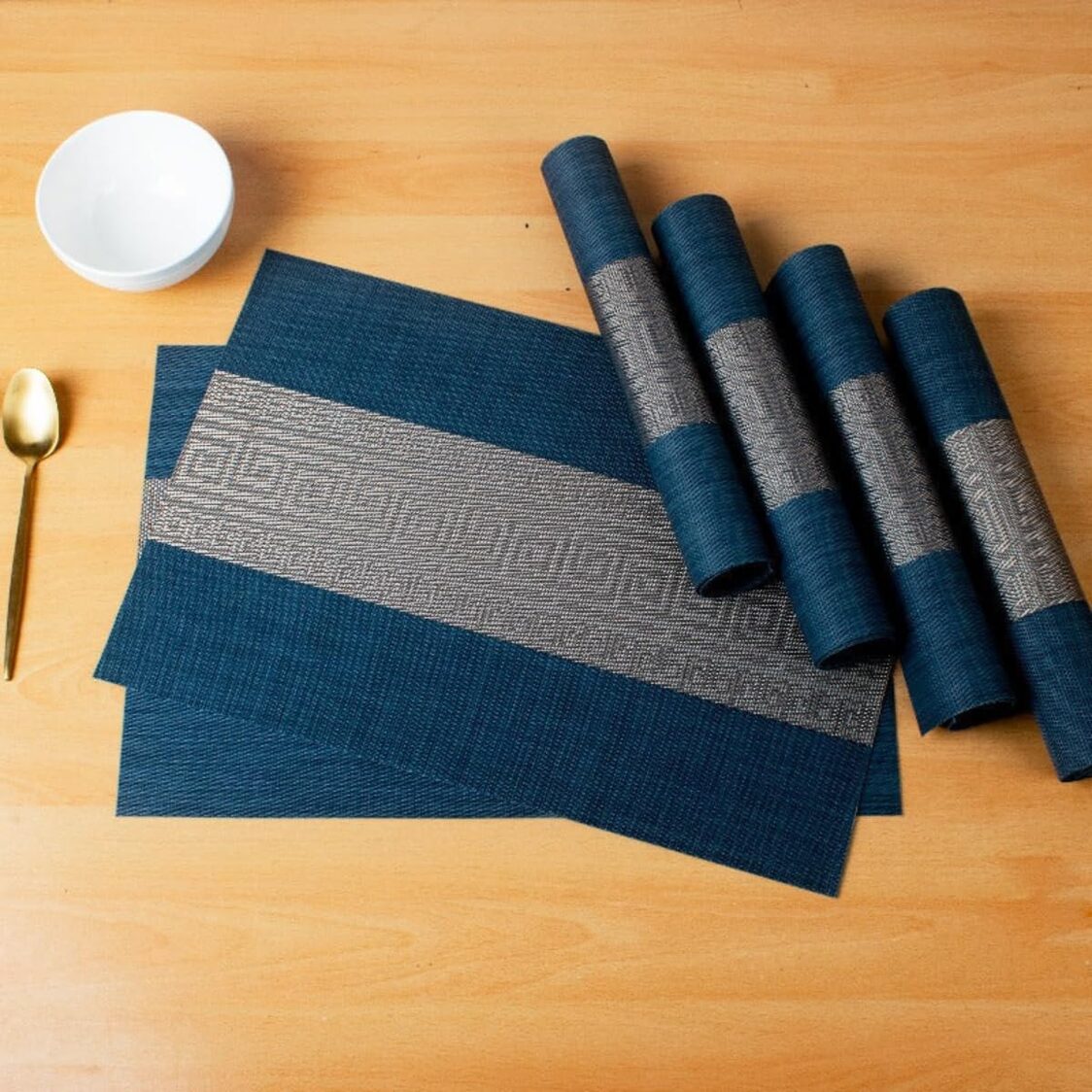J. Rapee GREEK Placemat Navy