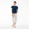 K/Woods Minimalist Linen Top - Off White