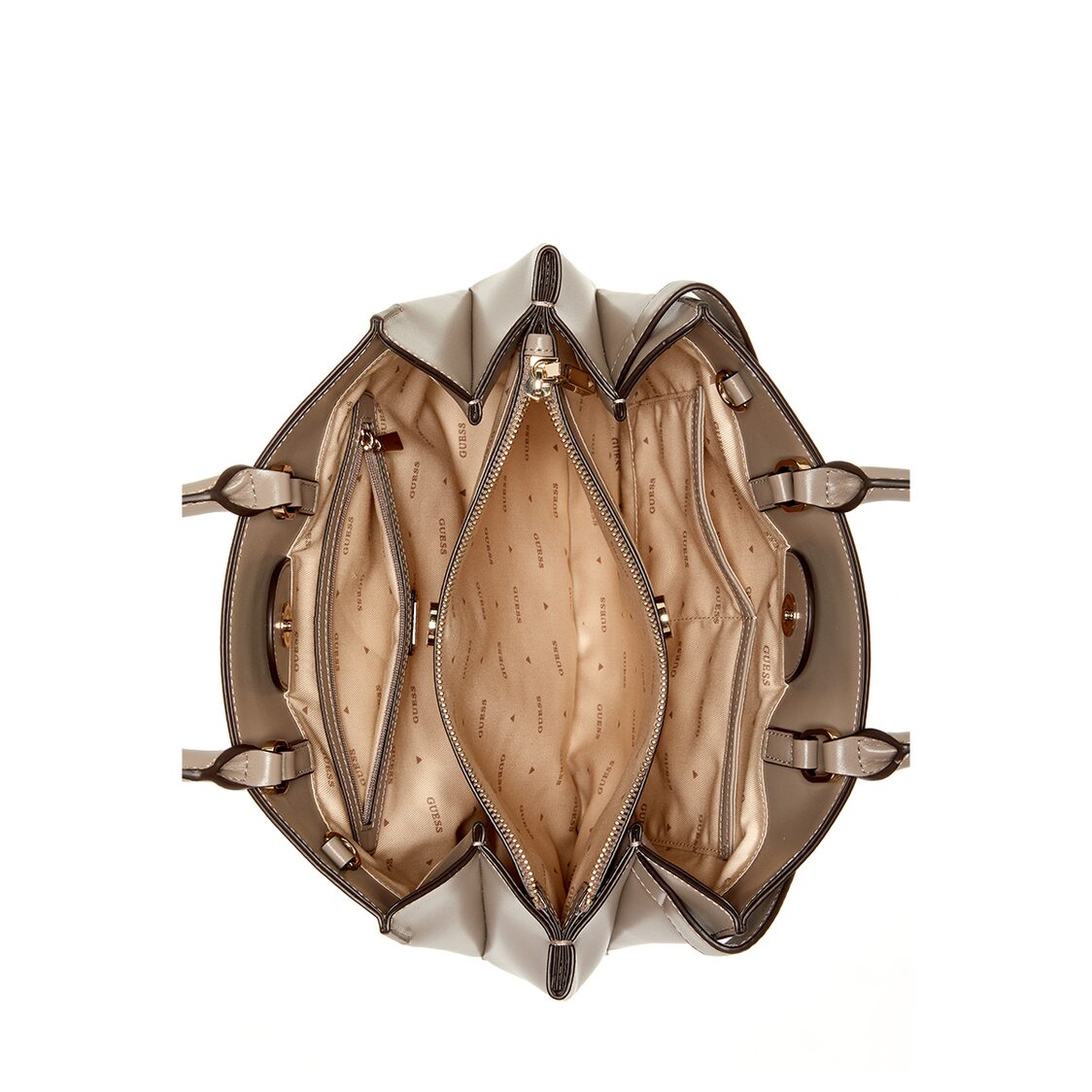 Guess Lorelei Girlfriend Satchel - Dark Taupe