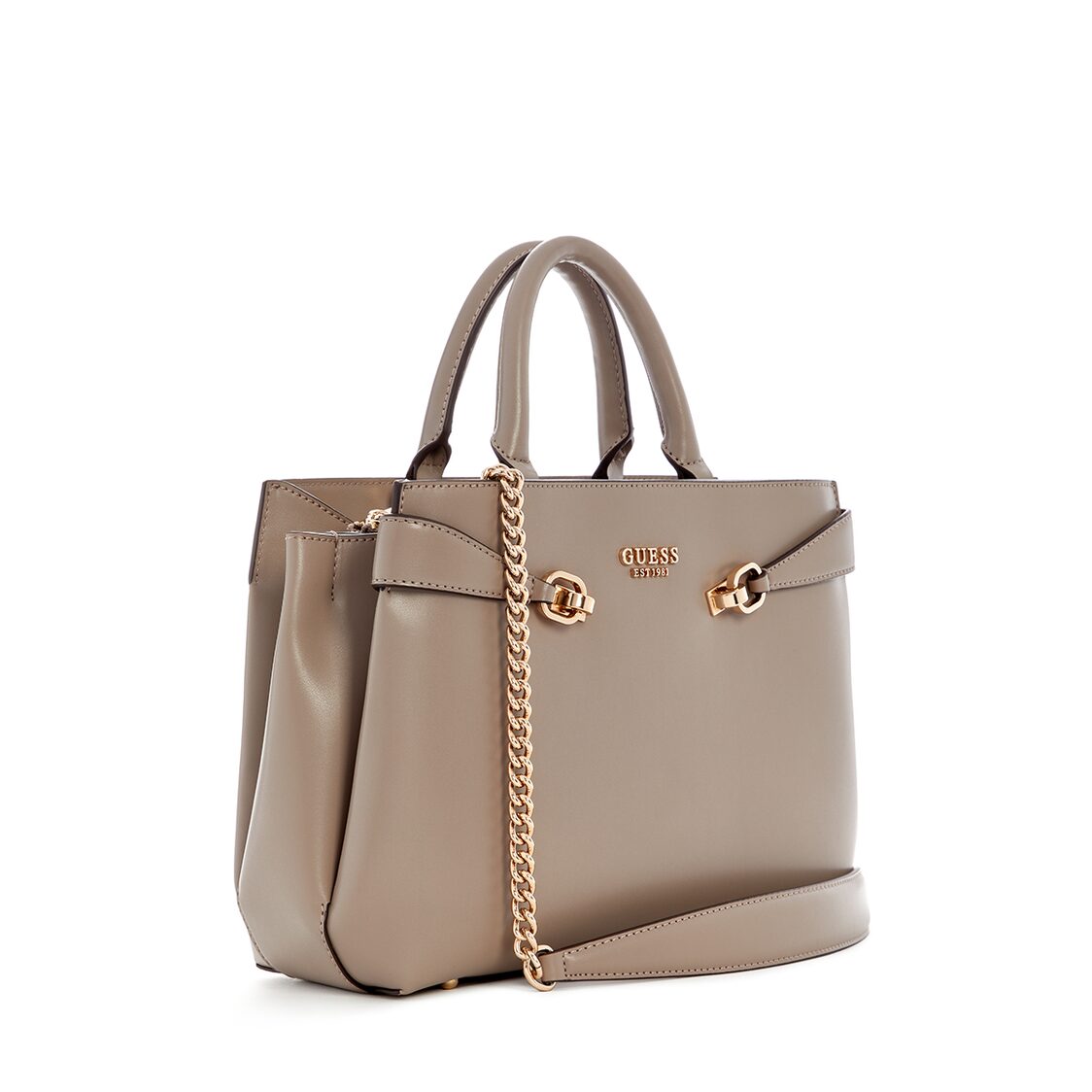 Guess Lorelei Girlfriend Satchel - Dark Taupe