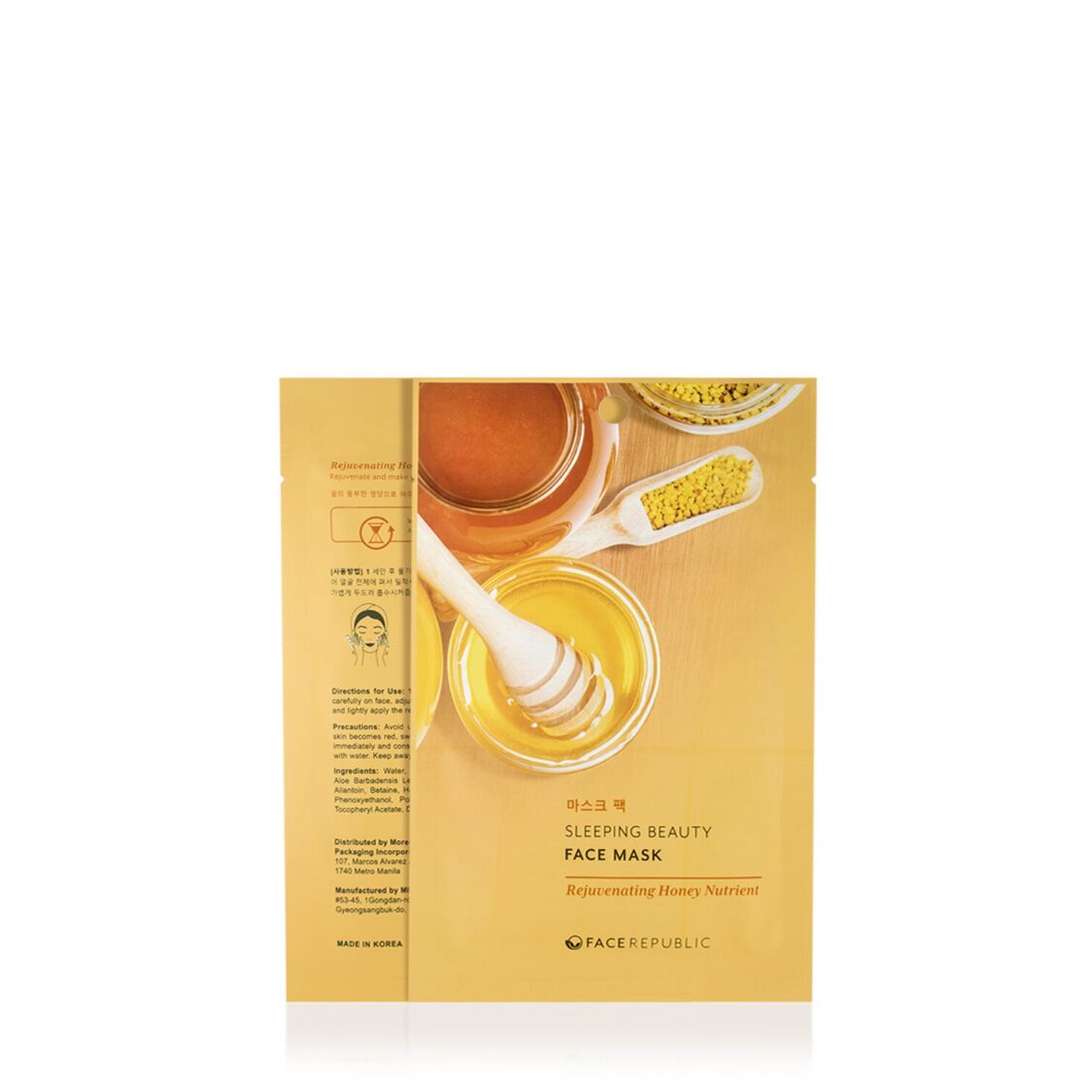 Face Republic Sleeping Beauty Face Mask Rejuvenating Honey Nutrient 23g