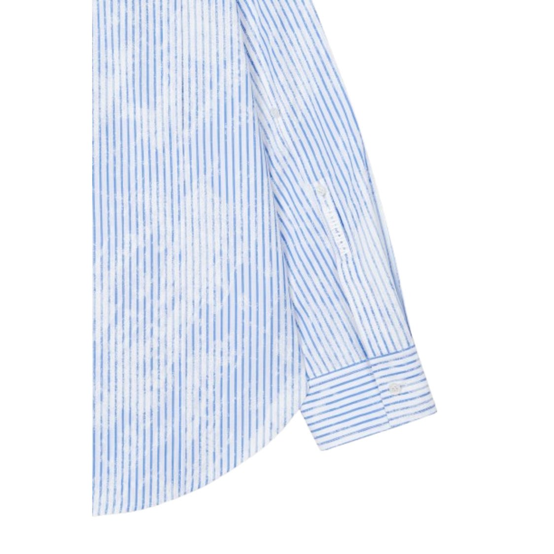 Voice Of Voices Lettering Pocket Stripe Shirts White