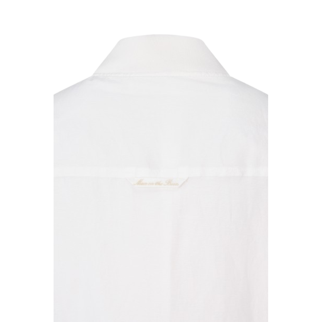 Man On The Boon Linen Lightweight Blouson White