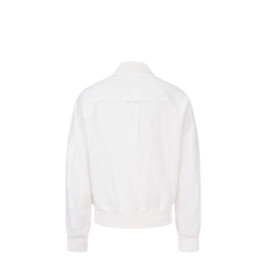 Man On The Boon Linen Lightweight Blouson White