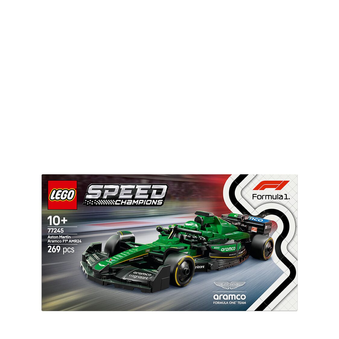 Lego Aston Martin Aramco F1® AMR24 Race Car 77245