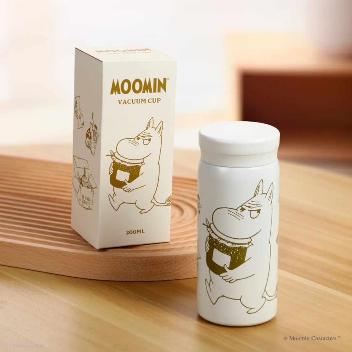 VIPO X Moomin Vacuum Cup 200ml - Angry Moomin MM37436