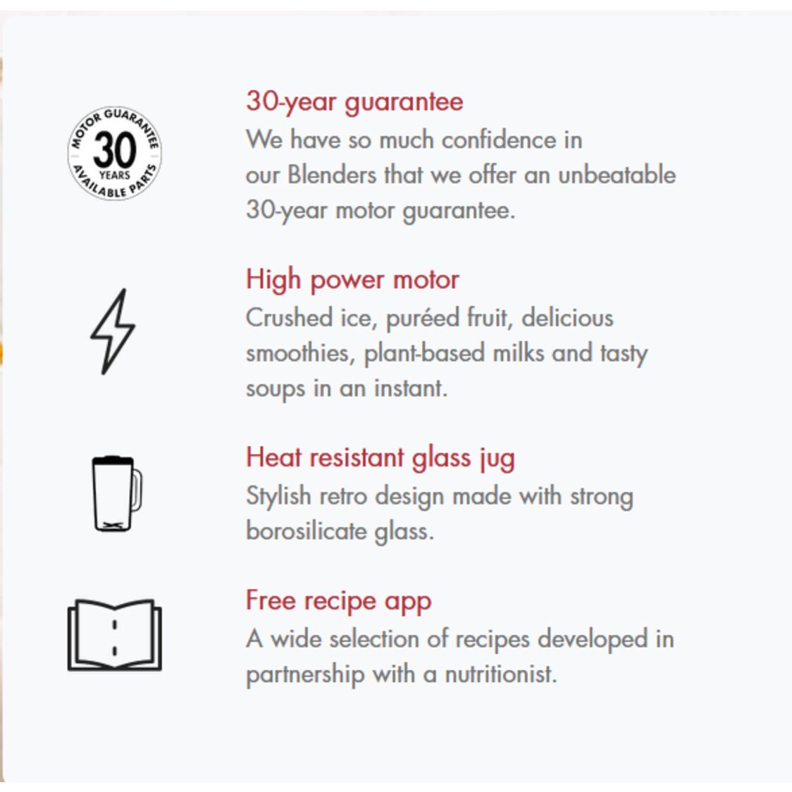 Magimix Power Blender Ivory MGMX116276