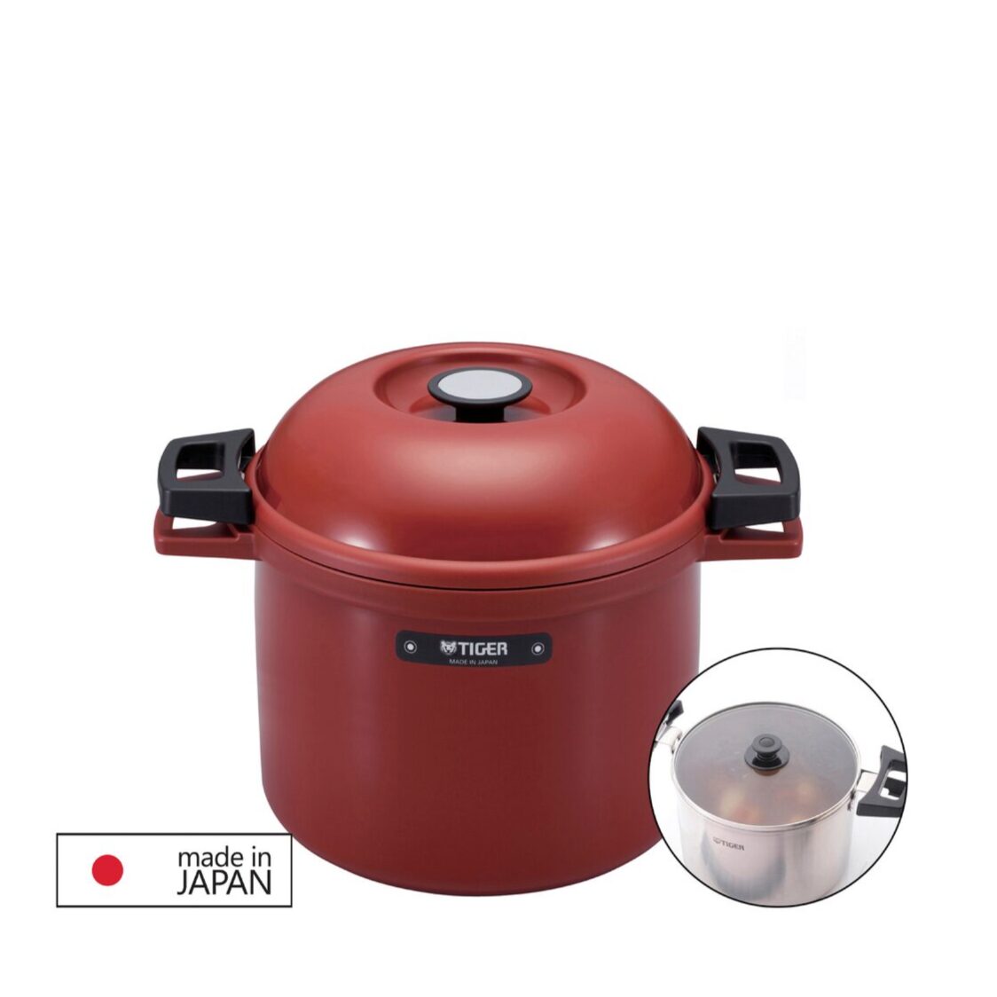 TIGER Thermal Magic Cooker 4.5L - Red (NFH-G450 RJ)