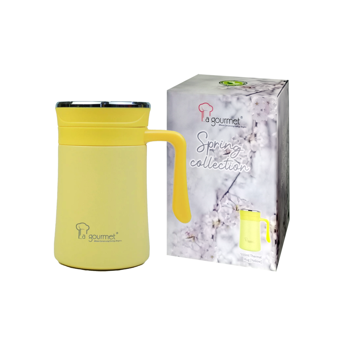 La Gourmet Spring 0.5l Thermal Mug With Strainer