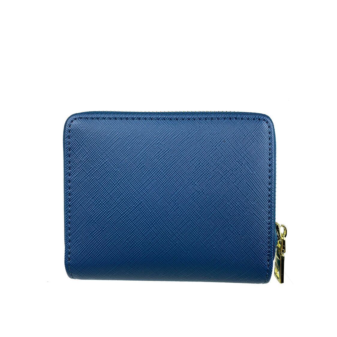 Mel&Co Saffiano Leatherette Snap Wallet With Zip-Around Compartment