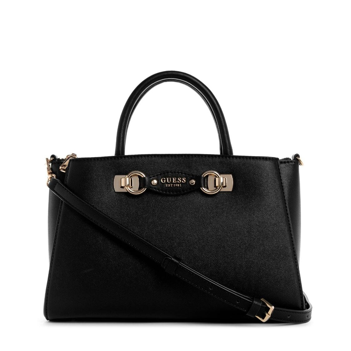 Guess Mimina Girlfriend Satchel - Black