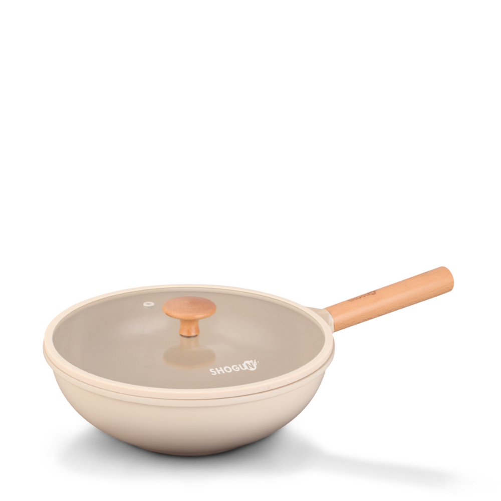 La Gourmet Shogun Ivory Ceramic 28cm Wok LGSNIY422453