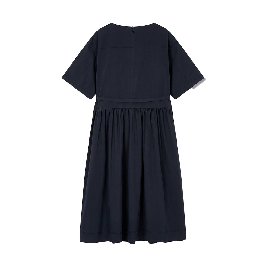 Studio Tomboy Two Pocket Belted Dress Dark Navy