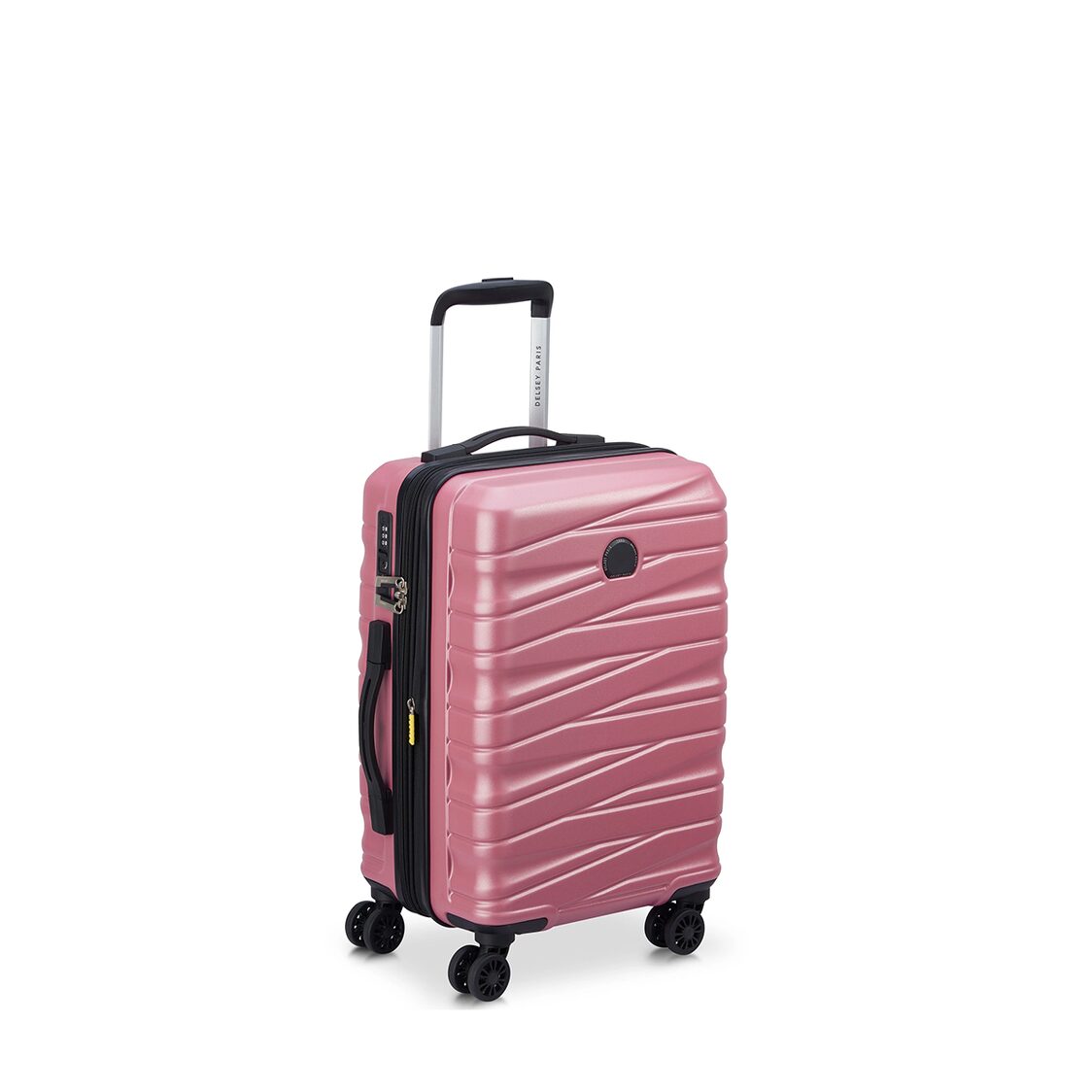 Delsey Paris Tiphanie 4 Double Wheels Cab Expandable Trolley Case - Pink