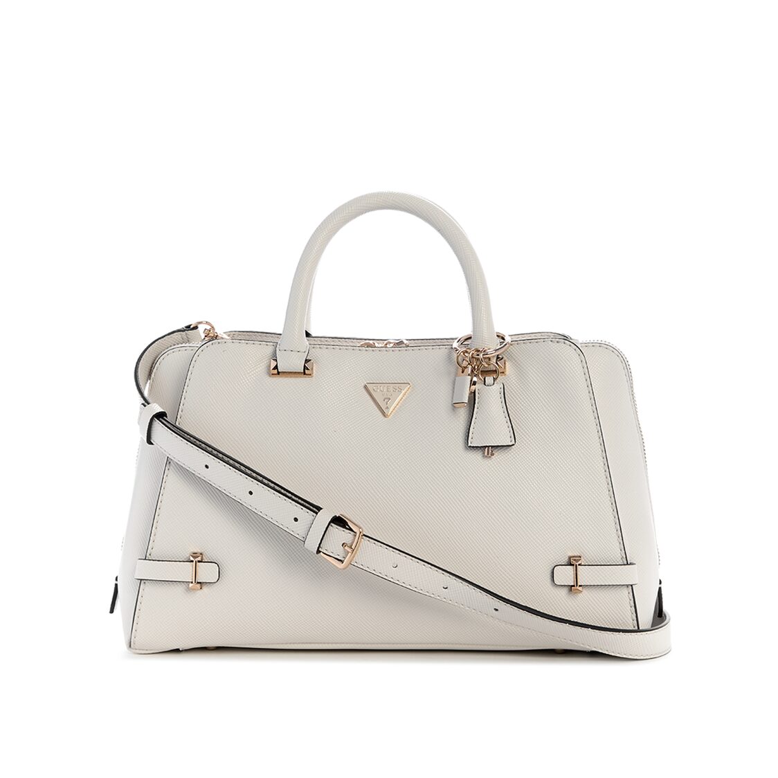ROSALBA GIRLFRIEND SATCHEL,OFF WHITE