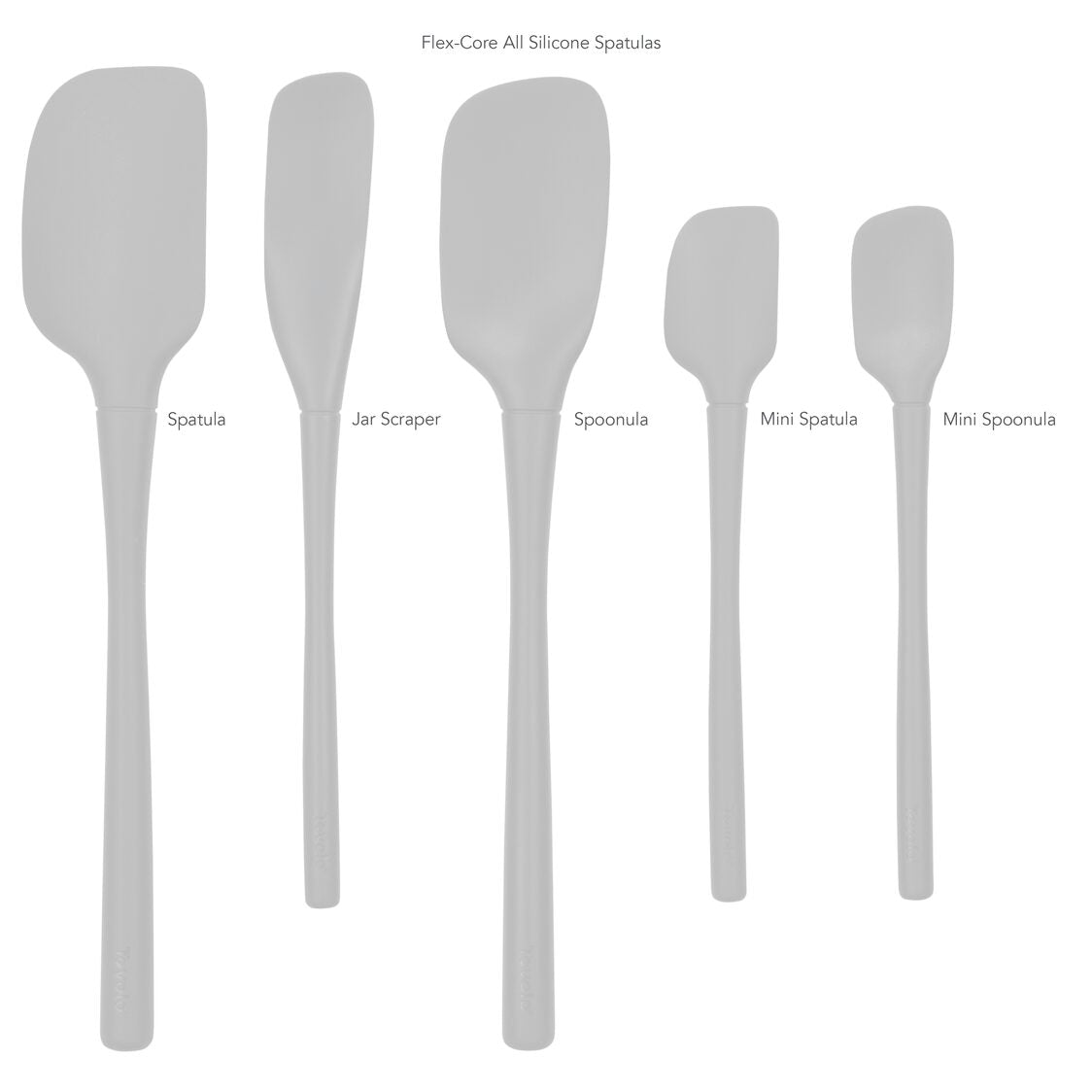 Tovolo Flex-Core Spatula Silicone Set S/5