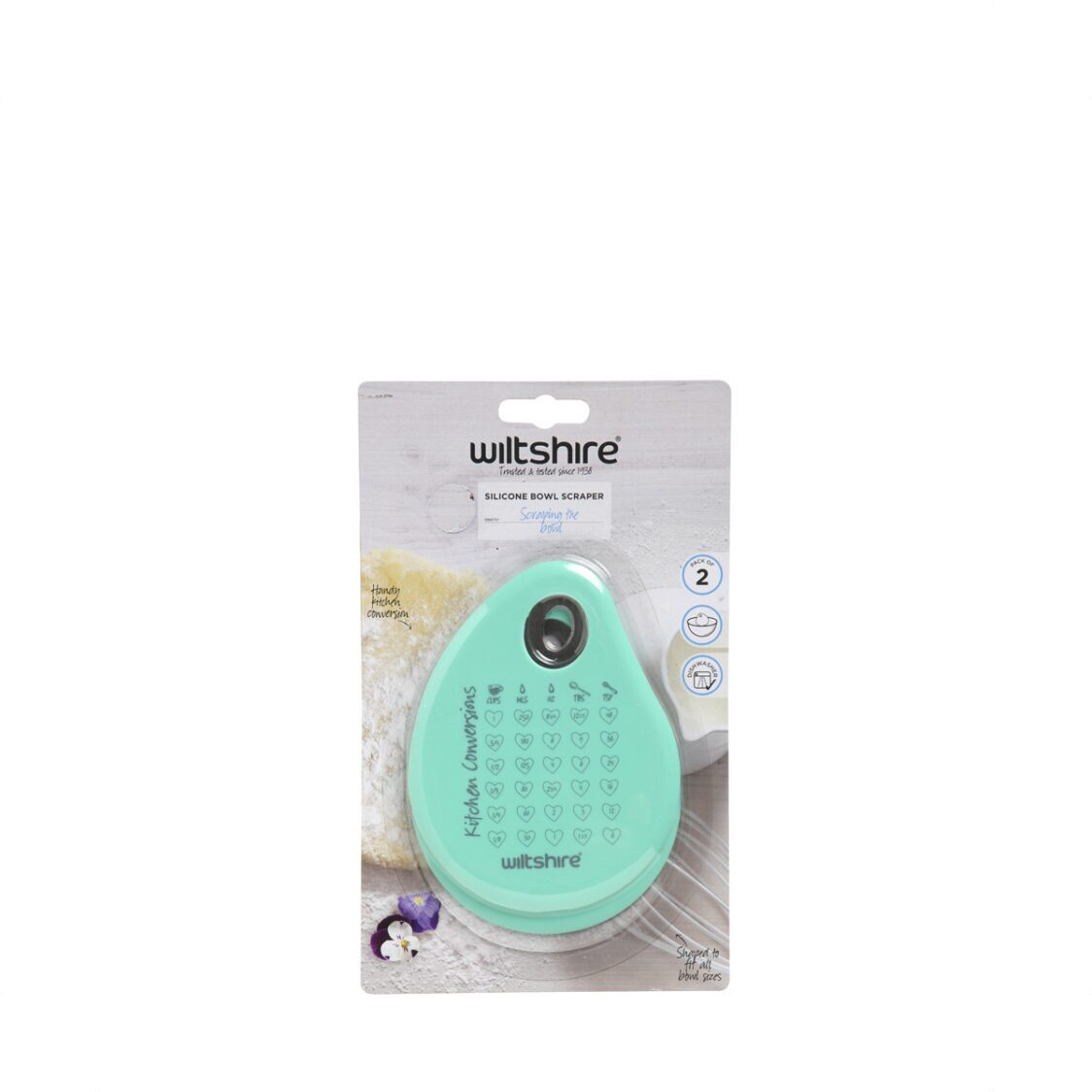 Wiltshire Silicone Scraper 2pc