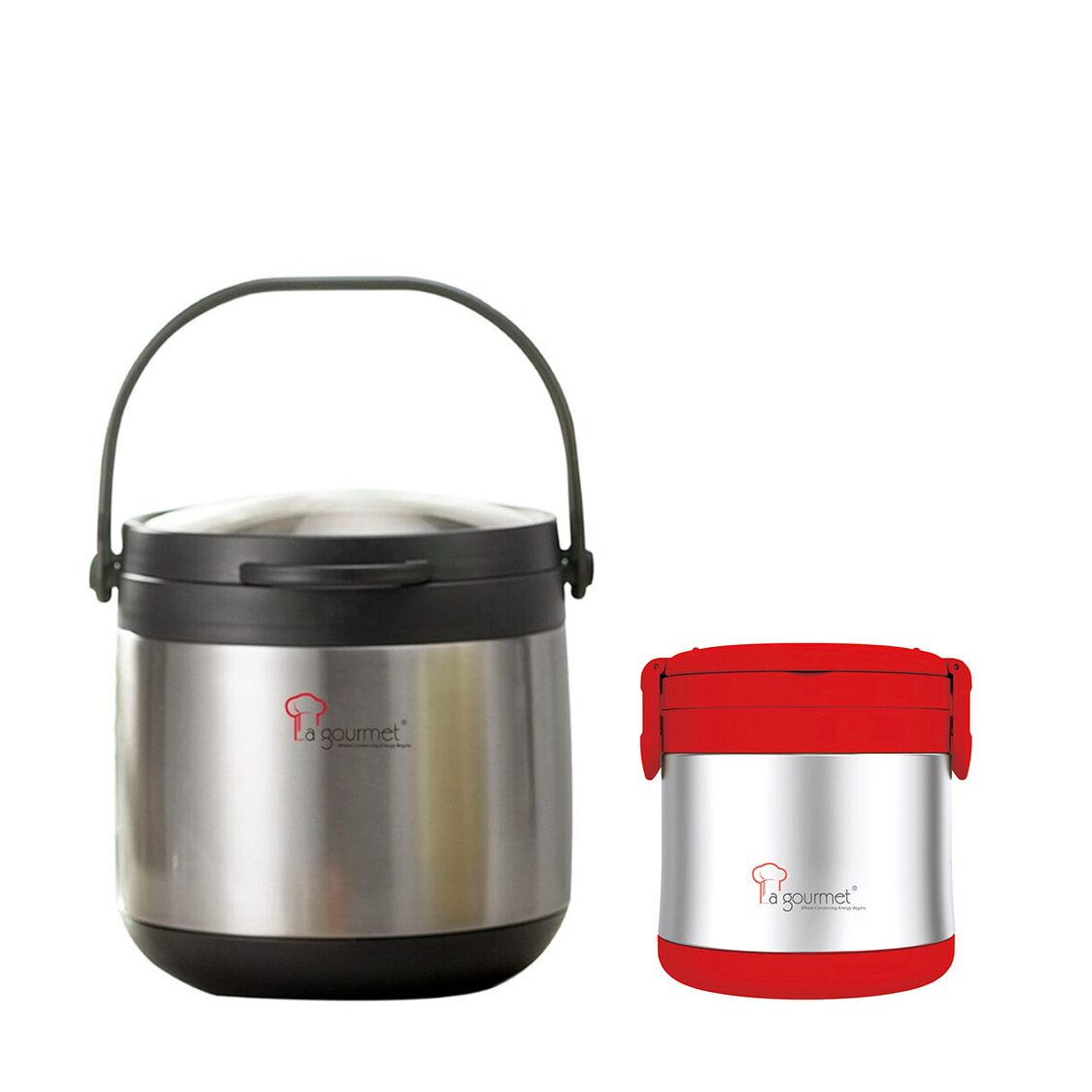 La Gourmet 4.5L Sakura Vacuum Thermal Insulated Cooker + Shogun Flame 850ml Thermal Lunch Box (LGWC267870 + LGPGFE410221)