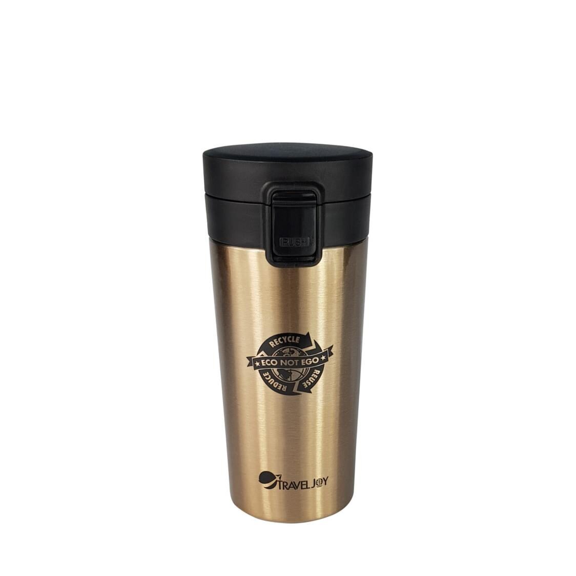 Travel Joy Eco Insulated Flip Up Coffee Mug (380ml)
