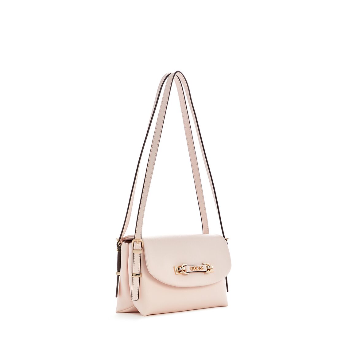 Guess Lefia Flap Shoulder Bag - Rose Water