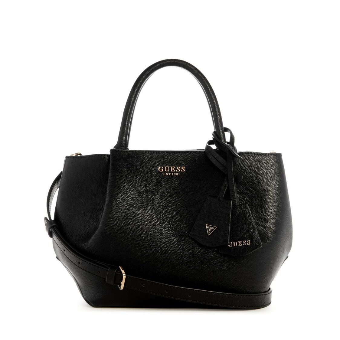 Guess Amorette Girlfriend Satchel - Black