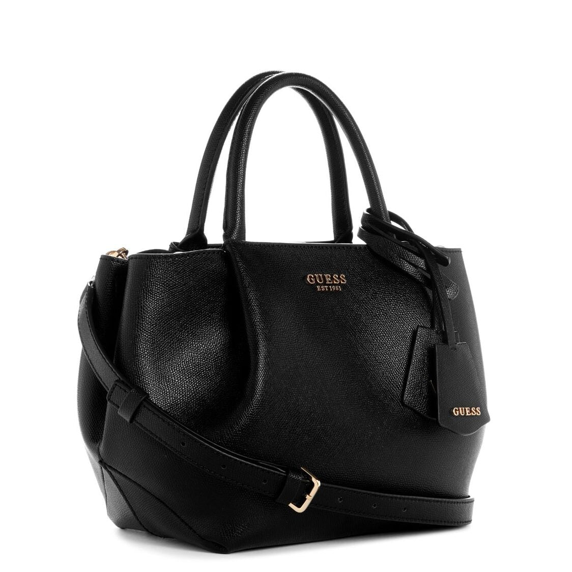 Guess Amorette Girlfriend Satchel - Black