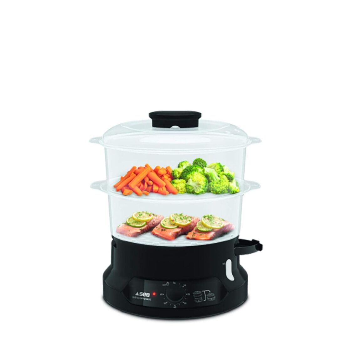 Tefal New Minicompact Steamer 2 Tier 6L (VC1398)