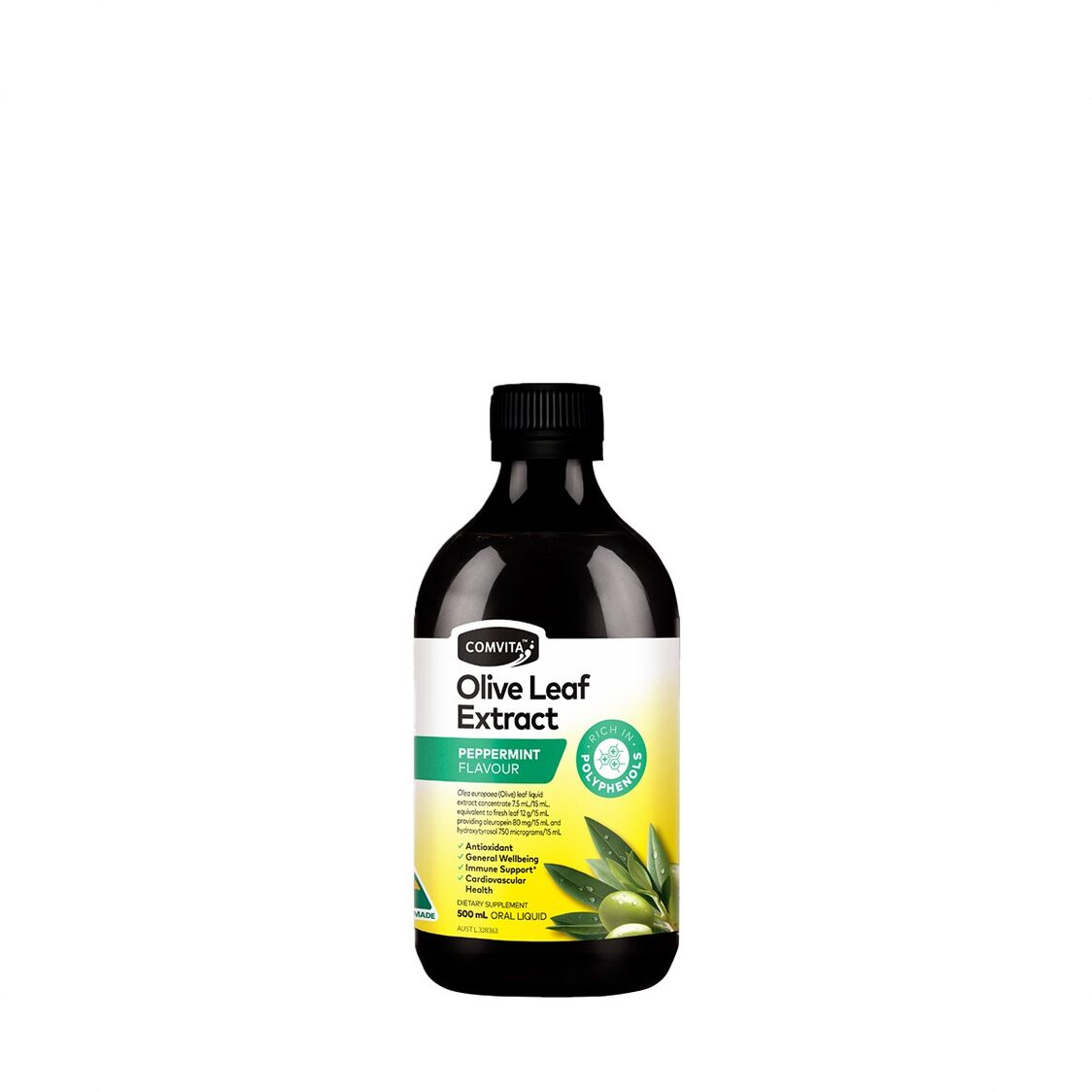 Comvita Olive Leaf Extract - Peppermint Flavour 500ml