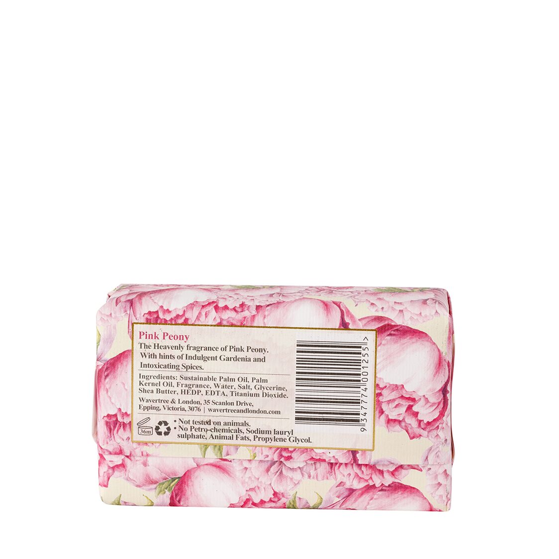 Wavertree & London Pink Peony Soap Bar 200g