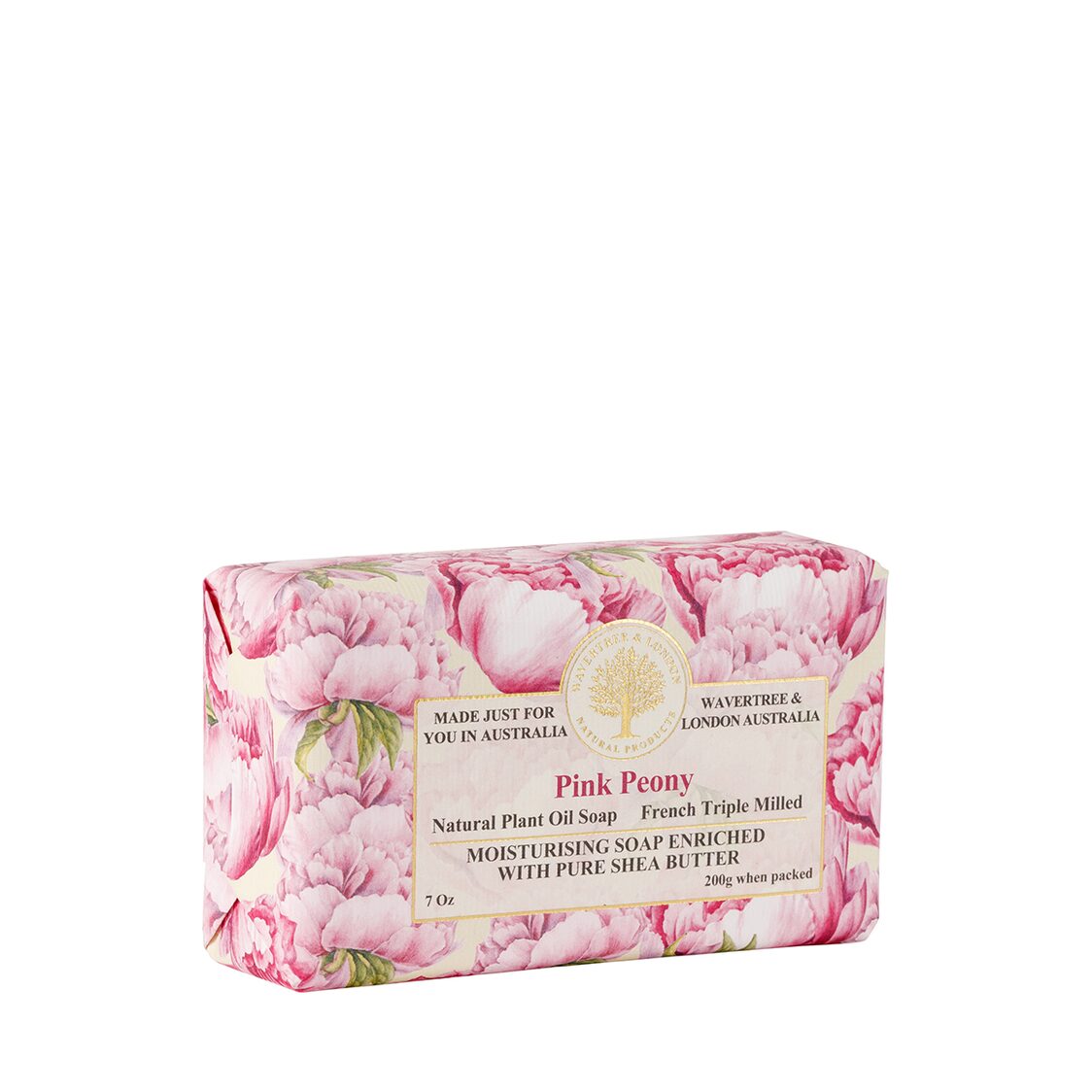 Wavertree & London Pink Peony Soap Bar 200g