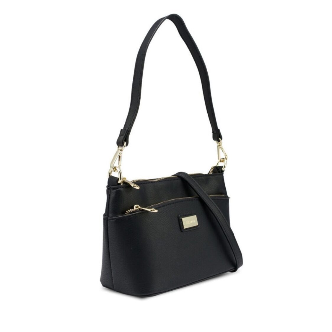 Mel&Co Faux Leather Shoulder & Sling Bag Navy