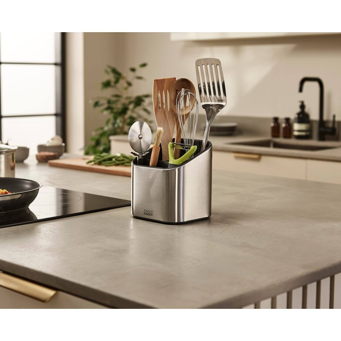 Joseph Joseph Surface Stainless Steel Utensil Pot - 851645