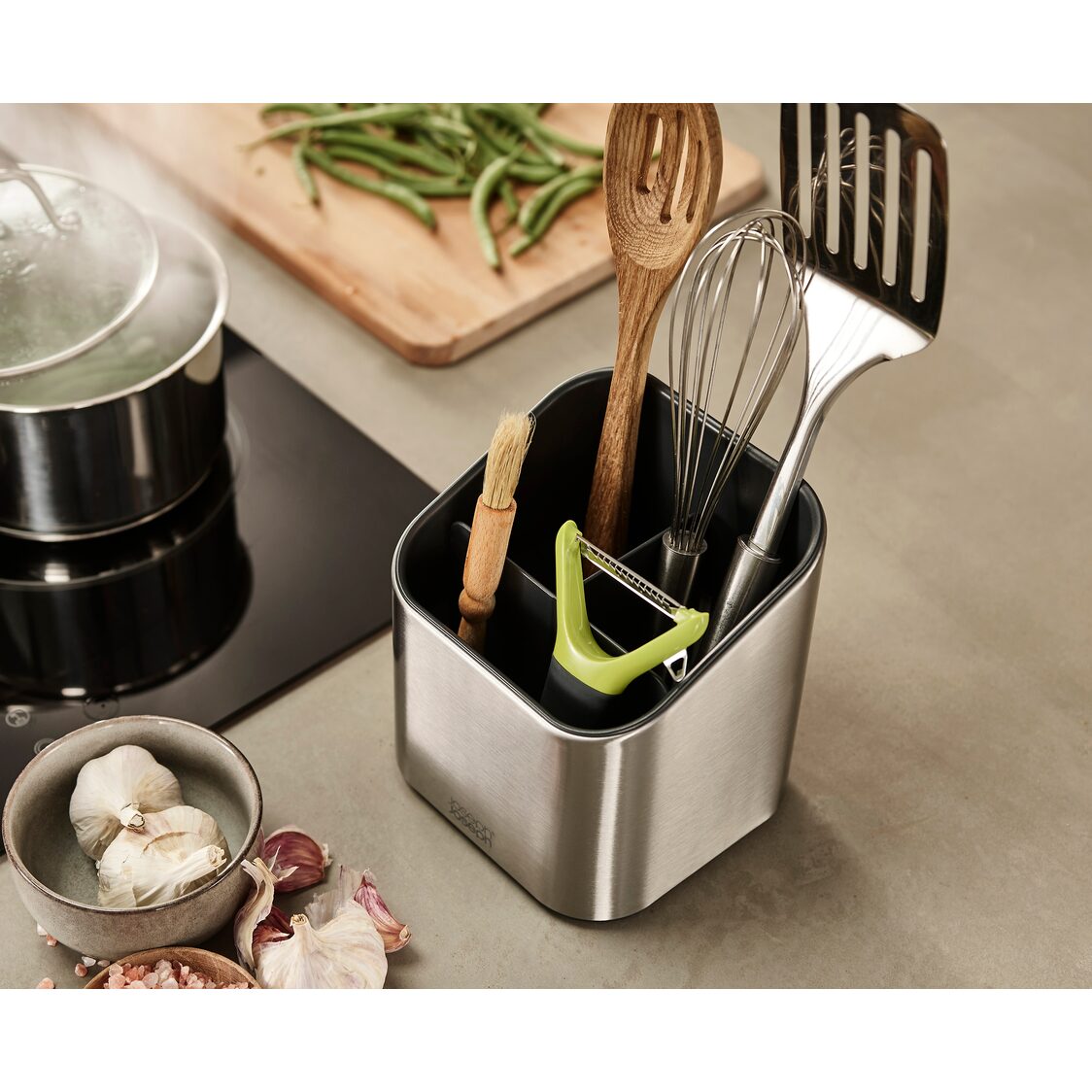 Joseph Joseph Surface Stainless Steel Utensil Pot - 851645
