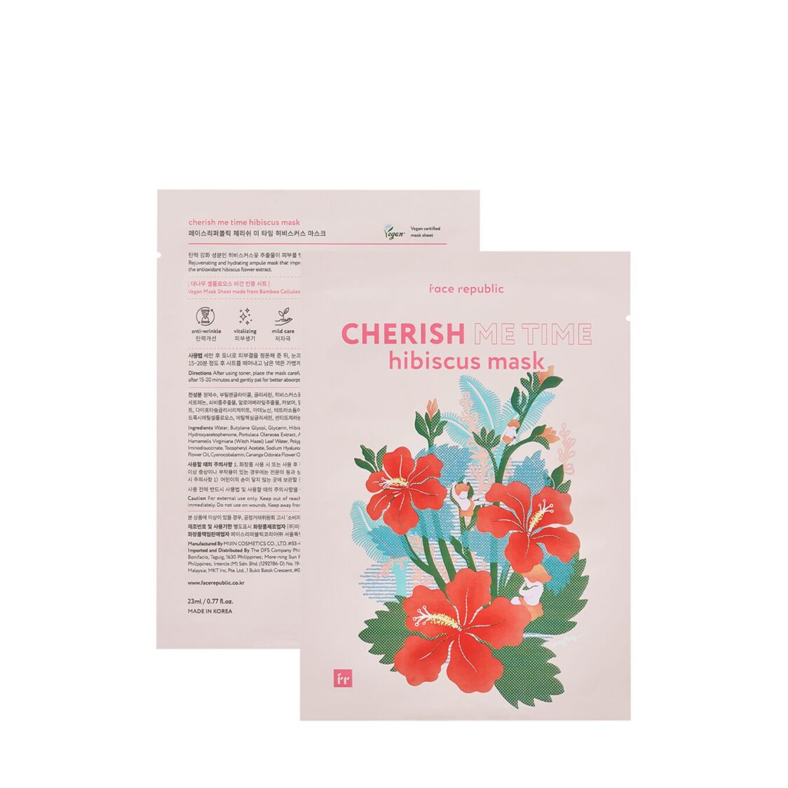 Face Republic Cherish Me Time Hibiscus Mask 23ml