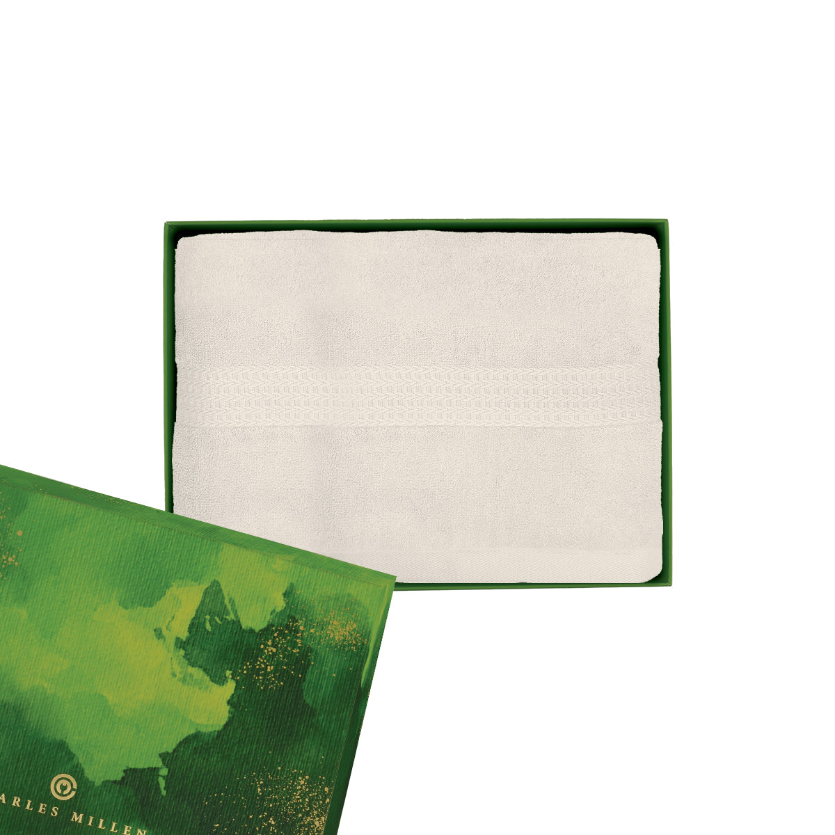 Charles Millen Signature Collection 1 Piece Bamboo Cotton Bath Towel Gift Set – Boston