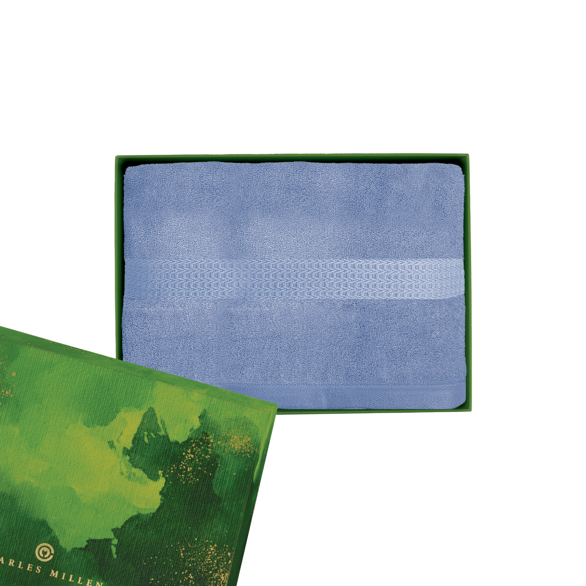 Charles Millen Signature Collection 1 Piece Bamboo Cotton Bath Towel Gift Set – Boston