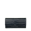 Mel&Co Croco Tri-Fold Long Wallet