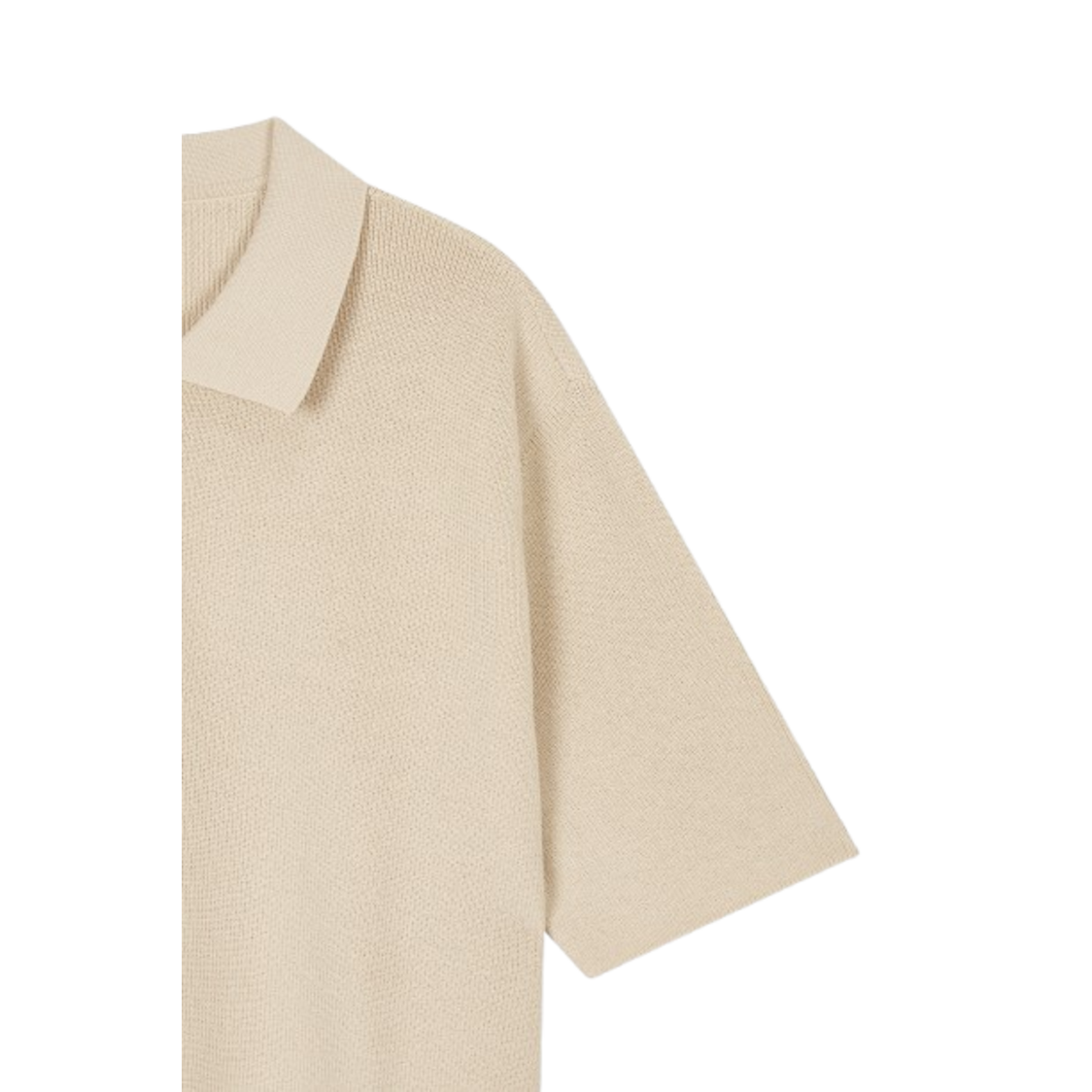 Studio Tomboy Tomboy Loose Fit Collar Knit Light Beige