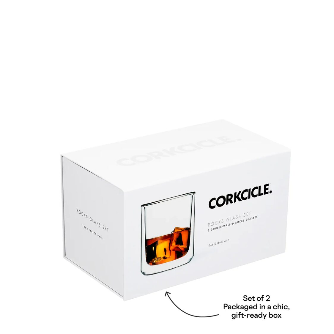 Corkcicle Rocks Glass 2pcs Set